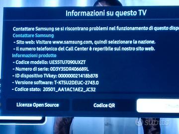 TV Samsung 55 pollici
