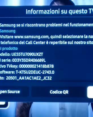 TV Samsung 55 pollici