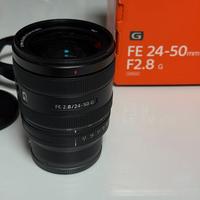 Sony FE 24–50mm f 2.8 G garanzia aprile 2027