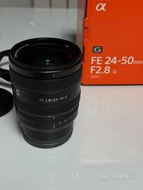 Sony FE 24–50mm f 2.8 G garanzia aprile 2027
