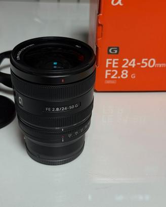 Sony FE 24–50mm f 2.8 G garanzia aprile 2027