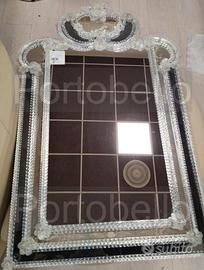 Codice: 8696 SPECCHIERA RETTANGOLARE CON CORNICE