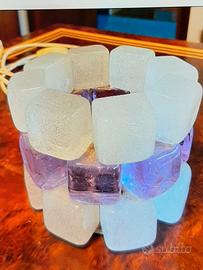 Poliarte,lampada da tavolo in vetro