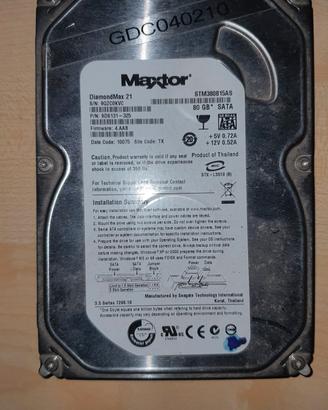 Lotto 3 Hard Disk SATA (Seagate/Maxtor)