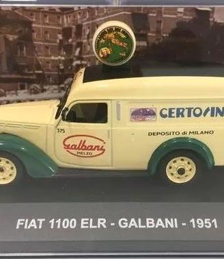 FIAT 1100 ELR GALBANI 1951