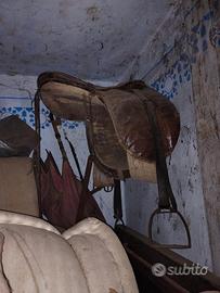 Sella cavalli e basti vintage