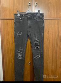Jeans nero skinny jack and jones