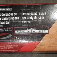 carta abrasiva per levigatrice a nastro parkside 