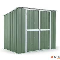 Casetta in lamiera box Acciaio 231x175 cm verde