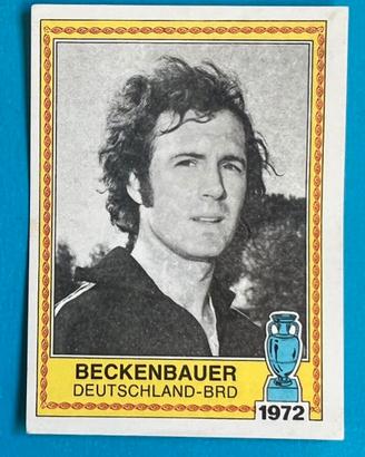 FRANZ BECKENBAUER 16 BRD Panini EUROPA 80 Figurina