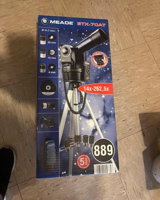 Telescopio Meade ETX-70AT Completo nuovo mai usato
