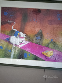 Puzzle in cornice.Topino Diddl