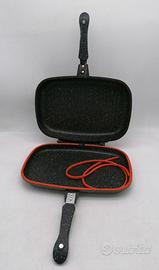 Piastra doppia cottura antiaderente