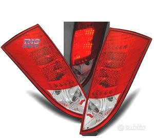 FANALI PER FORD FOCUS MK1 98-04 LED ROSSO CHIARO