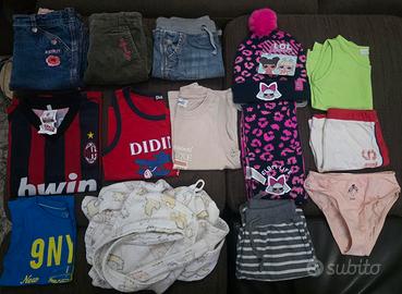 Lotto vestiti bambina 3 anni 