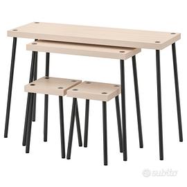 Set IKEA FRIDNÄS (2 Tavoli + 2 Sgabelli)