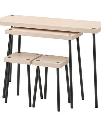 Set IKEA FRIDNÄS (2 Tavoli + 2 Sgabelli)