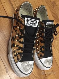 Converse platfoarm leopardate