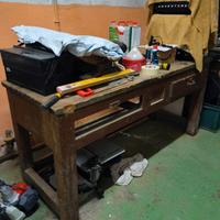 Banco da lavoro in legno 