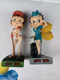Due Statuette Betty Boop con difetti (come foto)