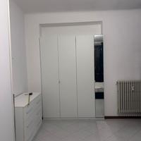 Armadio Pax Ikea bianco con specchio