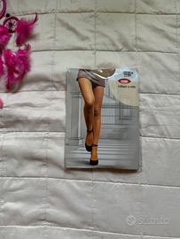 Collant micro rete carne | taglia M