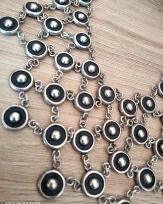 collier argento artigianale