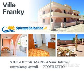 A SOLI 200m MARE Torre Pali 6Posti Dal 29/08-05/09