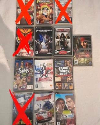 Giochi psp (vedi descrizione)