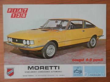 Moretti Fiat 128 Coupé & Roadster - depliant 1970