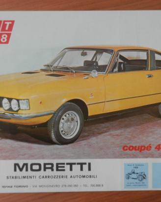 Moretti Fiat 128 Coupé & Roadster - depliant 1970