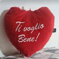 Cuore in peluche TVB misure 60cm