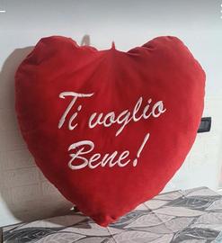 Cuore in peluche TVB misure 60cm