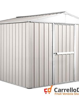 Box porta attrezzi in lamiera 276x260 bianco