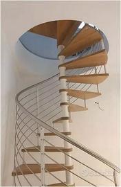 SCALA A CHIOCCIOLA H. 2,68  DIAM. 1,20