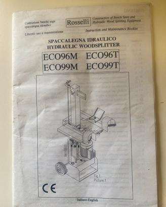 Spaccalegna verticale Rosselli