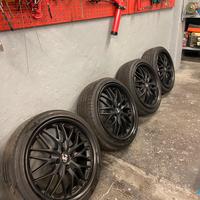 Cerchi Barracuda Abarth Neri 4x98 + Gomme Estive