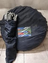 Gioco tunnel agility, cane, cani, animali