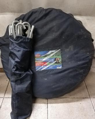 Gioco tunnel agility, cane, cani, animali