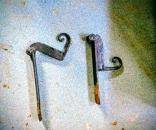 Ferma persiane antichi (2 pezzi)