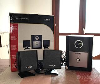 sistema audio, Sound System 2.1 per PC e TV.