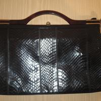 borsa in pelle di pitone