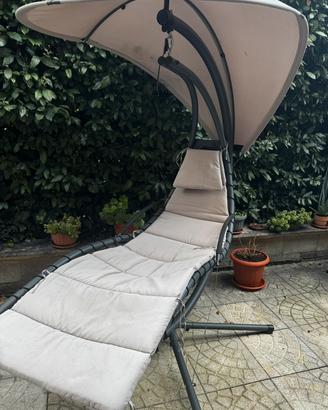 Poltrona a dondola sospesa