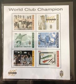 Francobolli Juventus world club champions