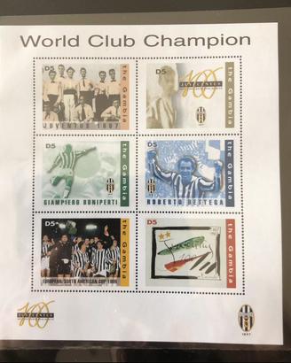 Francobolli Juventus world club champions