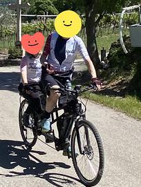 Tandem elettrico - Ideale per gite in coppia