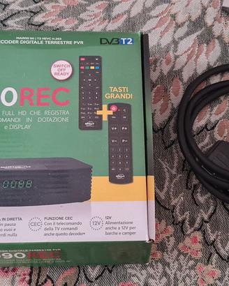 DECODER digitale Digiquest DGQ990 HD - DVB-T2 Full