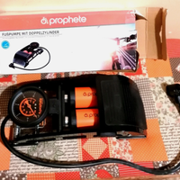 Pompa a ped. 2 cilindri 11Bar GONF. AUTO/MOTO/BICI