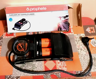 Pompa a ped. 2 cilindri 11Bar GONF. AUTO/MOTO/BICI