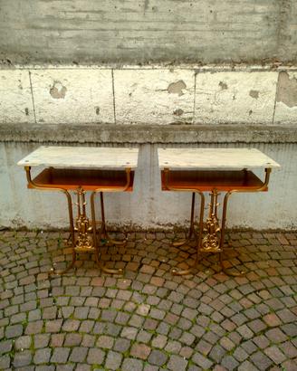 Coppia comodini design anni 50